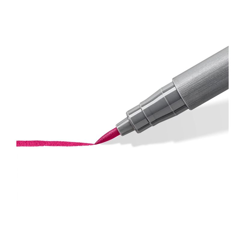 4007817097052-STAEDTLER Pigment brush 371 - 12 feutres pointe pinceau - couleurs nature assorties-P_405177290_8-6