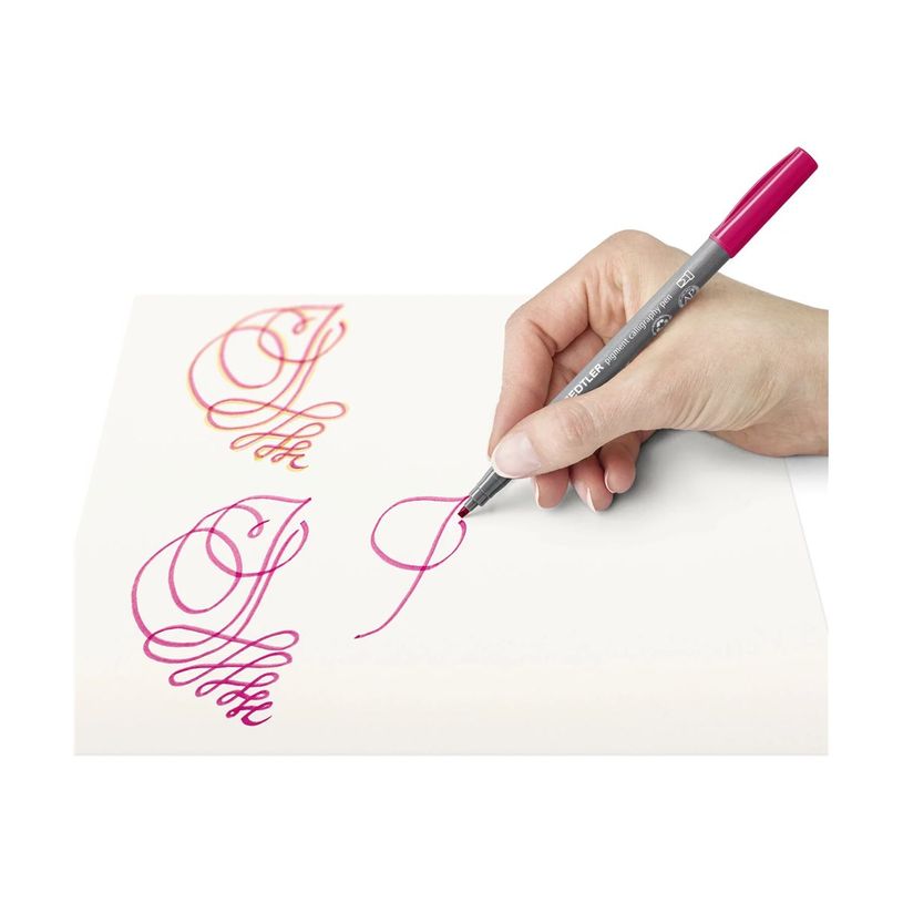 4007817098905-STAEDTLER Pigment calligraphy 375 - 12 feutres pointe calligraphie 2 mm - couleurs assort-P_405177294_11-8