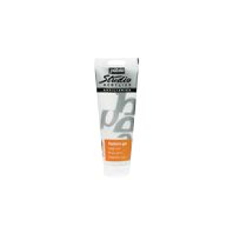 3167865250029-Pebeo Studio Acrylic - Gel de texture moyenne - jaune - 250 ml-P_405177305_1-0
