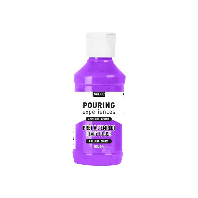 3167865246169-Pebeo Pouring Experiences - Peinture acrylique - violet clair - 118 ml-P_405177314_1-0