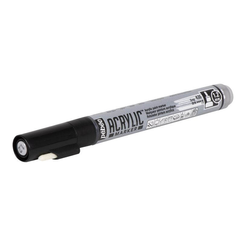 3167862057355-Pebeo Acrylic - Marqueur - pointe fine - gris-P_405177338_2-1