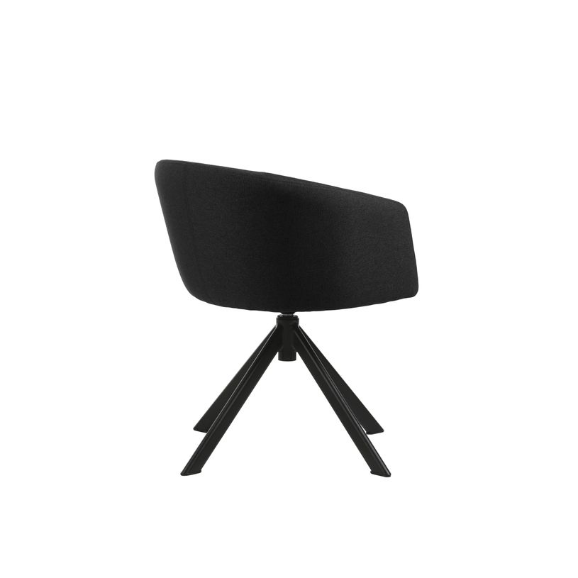 3760185022279-Fauteuil ARCO - pieds pyramidal - noir--3