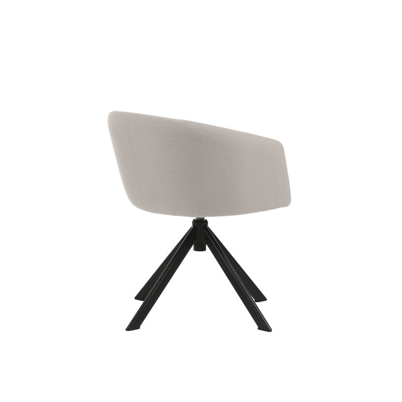3760185022170-Fauteuil ARCO - pieds pyramidal - beige lin--3