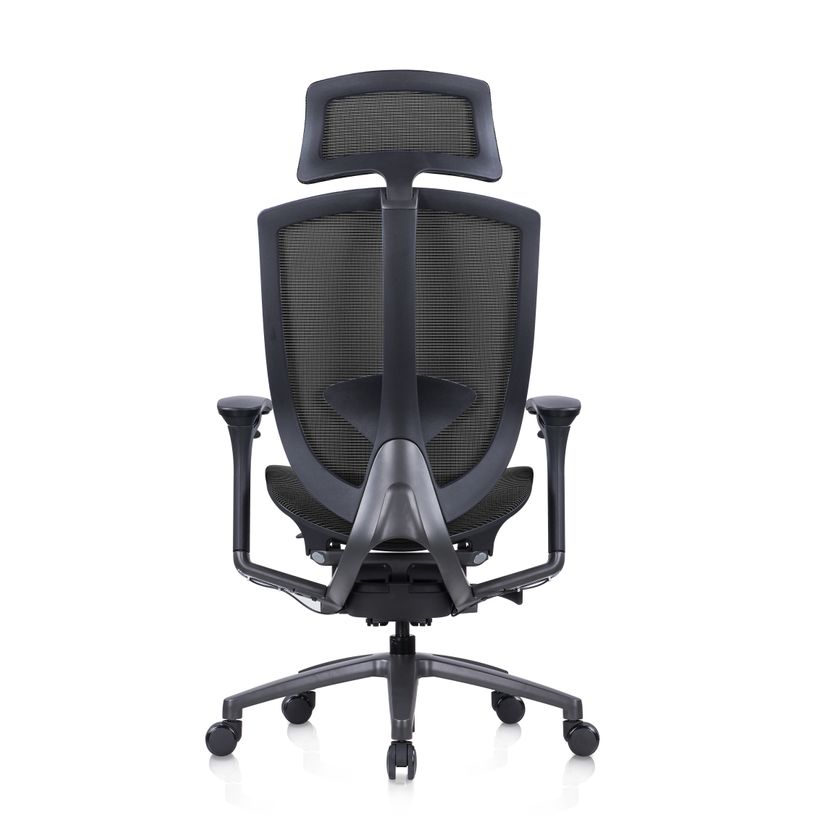 3700339992393-Fauteuil de bureau ASTON - accoudoirs réglables - appui-tête - noir-P_405181371_5-4