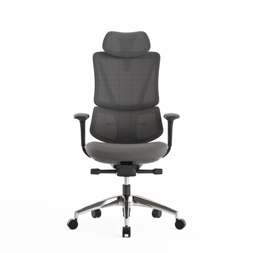 3760185021234-Fauteuil de bureau ERGOSTAR Ultra - accoudoirs réglables - Appui-tête réglable - noir-P_405181438_2-1