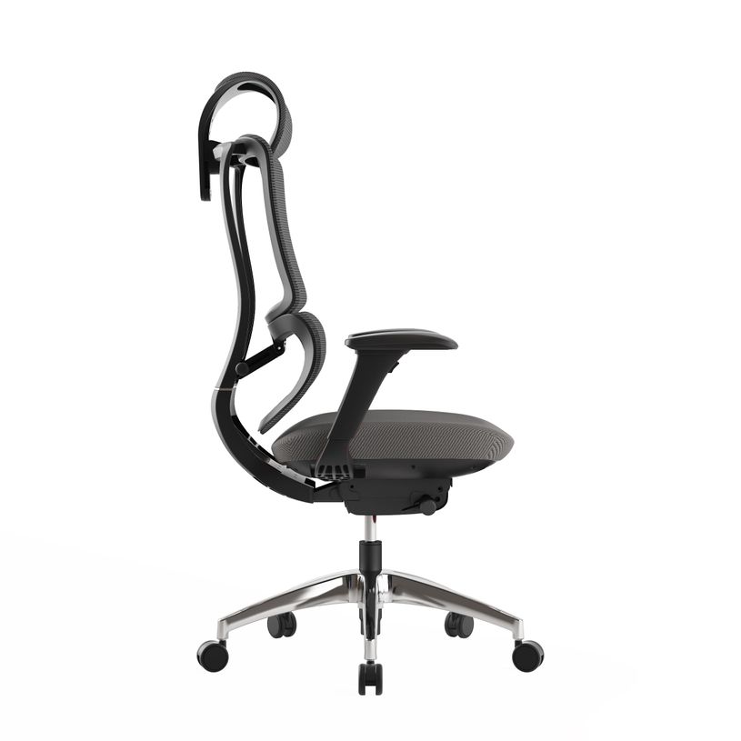 3760185021234-Fauteuil de bureau ERGOSTAR Ultra - accoudoirs réglables - Appui-tête réglable - noir-P_405181438_3-2
