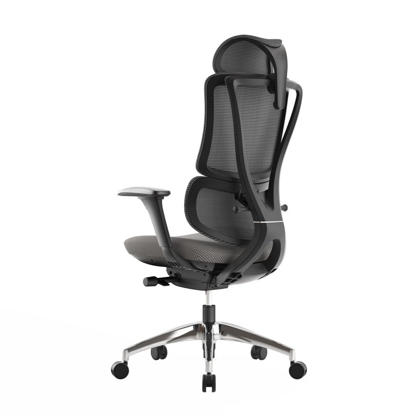 3760185021234-Fauteuil de bureau ERGOSTAR Ultra - accoudoirs réglables - Appui-tête réglable - noir-P_405181438_4-3