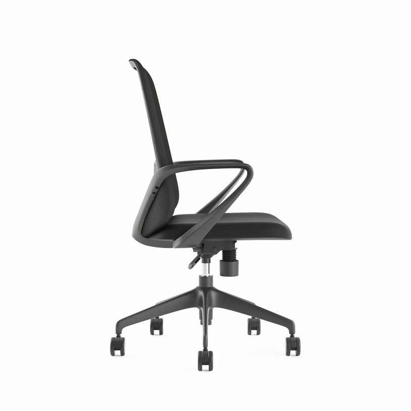 3760185024549-Fauteuil de bureau SEAGULL - accoudoirs fixes - noir-P_405181439_4-3