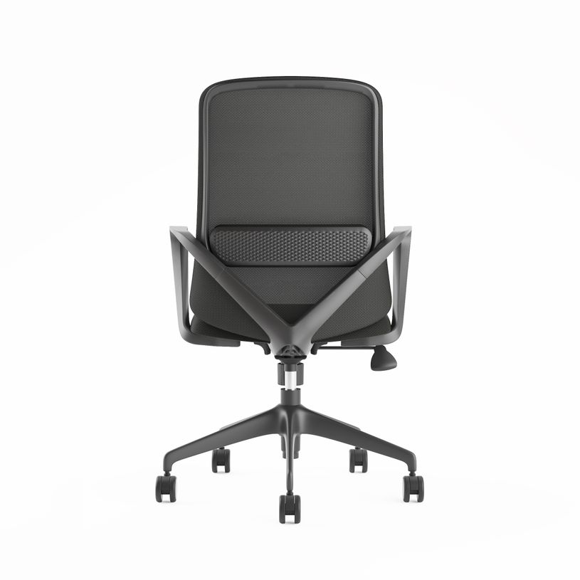 3760185024549-Fauteuil de bureau SEAGULL - accoudoirs fixes - noir-P_405181439_5-4