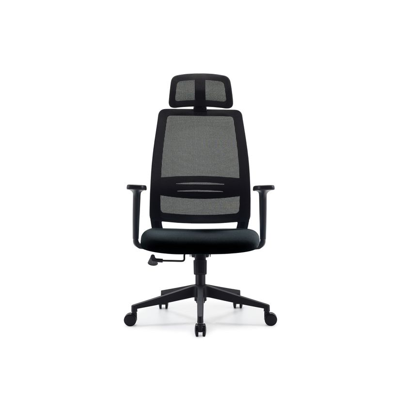 3760185024556-Fauteuil de bureau OPEN - accoudoirs réglables - appuie-tête réglable - noir-P_405181444_5-4