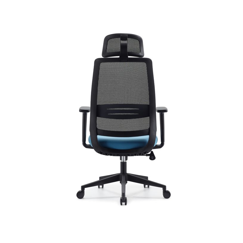 3760185024563-Fauteuil de bureau OPEN - accoudoirs réglables - appuie-tête réglable - bleu-P_405181445_6-5