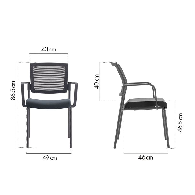 3760185027601-Chaise SYNERGY - accoudoirs en option - noir-P_405181447_5-4