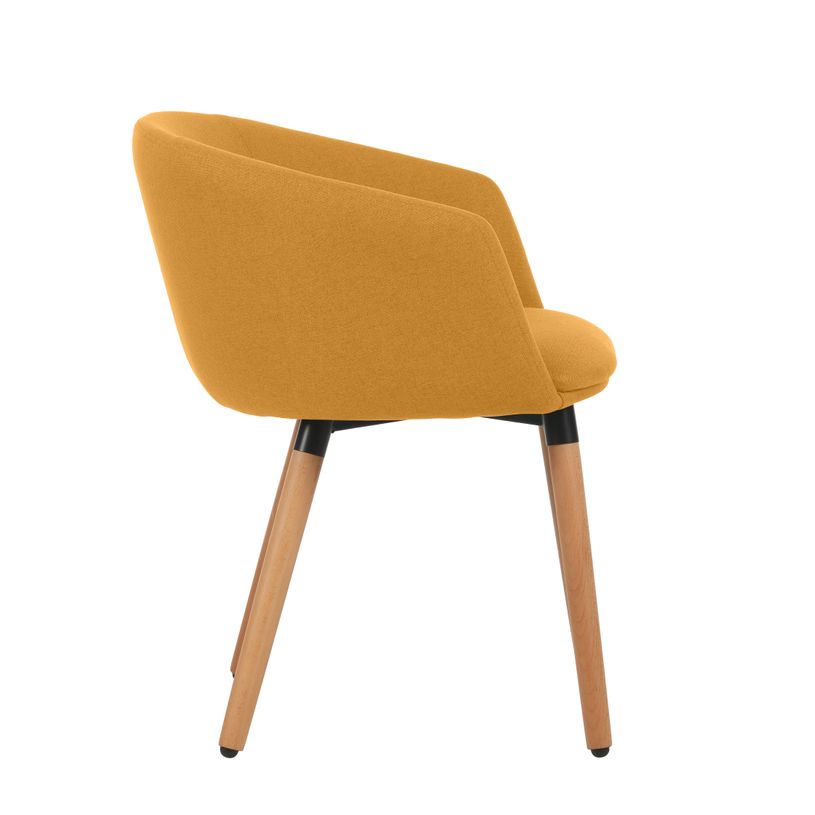3760185021937-Fauteuil ARCO - 4 pieds bois - jaune safran-P_405181451_3-2