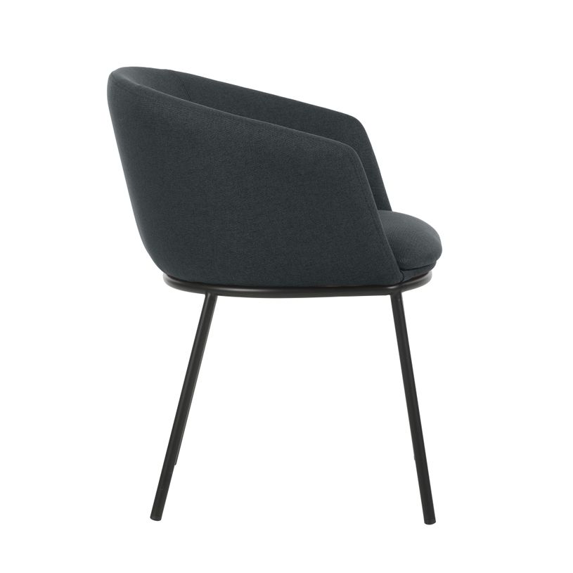 3760185022019-Fauteuil ARCO - 4 pieds métal - gris foncé-P_405181464_4-3