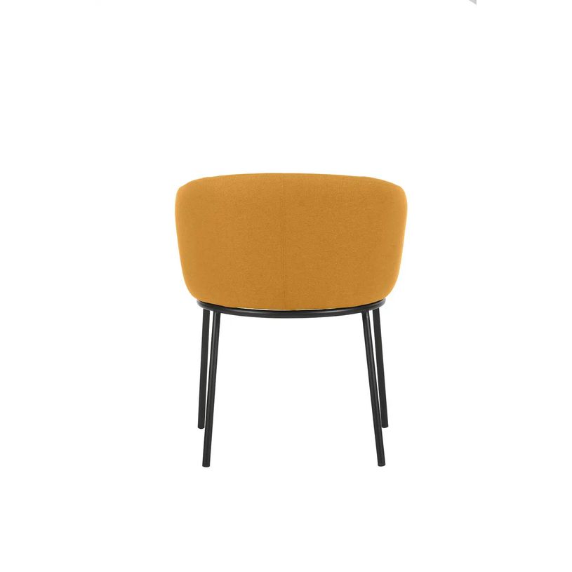 3760185022040-Fauteuil ARCO - 4 pieds métal - jaune safran-P_405181465_5-4