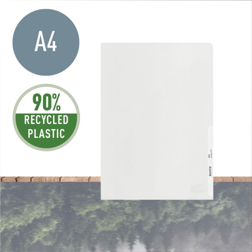 4002432397846-Leitz - 25 Pochettes coin - A4 - pour 40 feuilles - 100% Recyclées-P_405181472_2-1