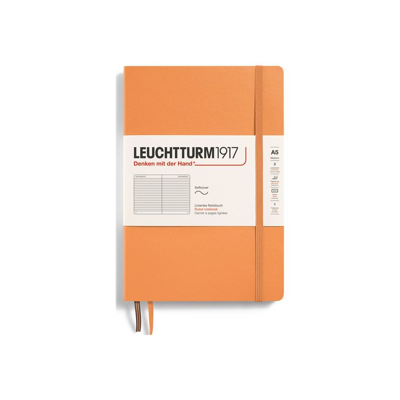 4004117644009-Leuchtturm1917 - Carnet de notes A5 (145 x 210 mm) - ligné - 123 pages - abricot-P_405181953_1-0