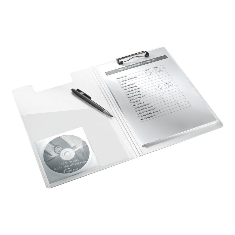 4002432106691-Leitz WOW - Porte blocs avec fermeture - A4 - capacité 75 feuilles - rose métallique-P_405182027_3-1