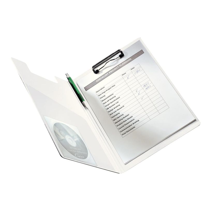 4002432106691-Leitz WOW - Porte blocs avec fermeture - A4 - capacité 75 feuilles - rose métallique-P_405182027_6-4