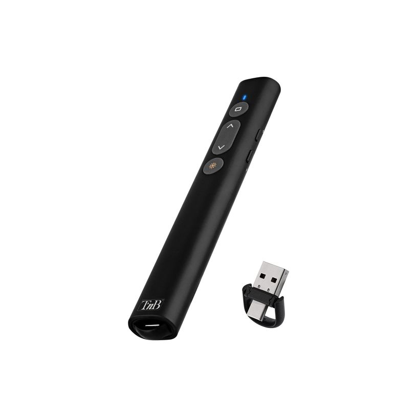 3303170114001-TNB - Pointeur laser - télécommande  de présentation - rechargeable USB-A & USB-C - noi-P_405182440_2-4