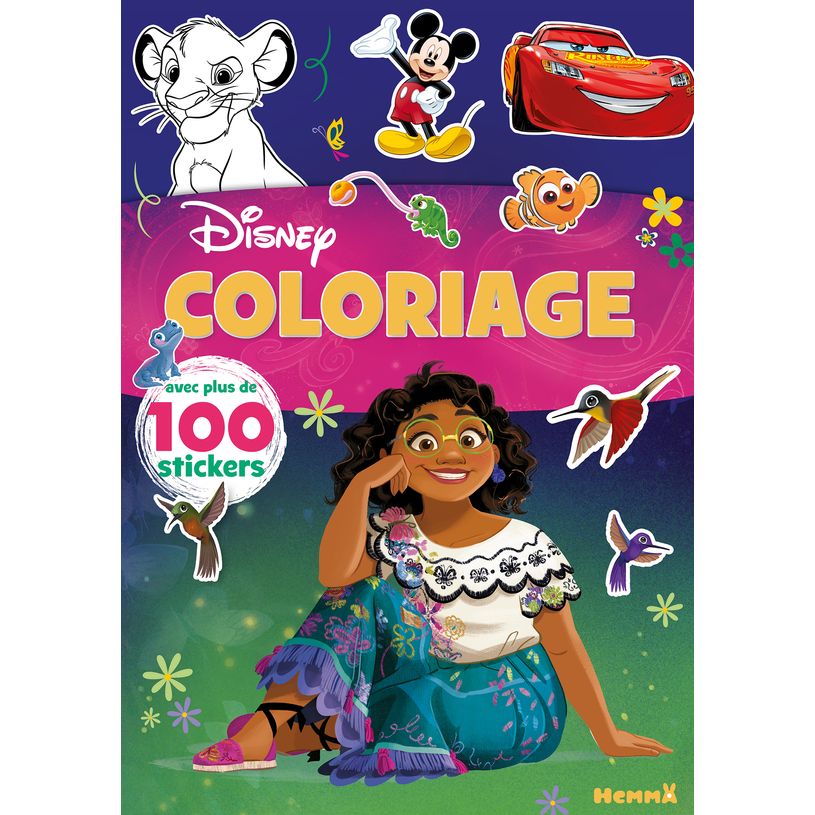 9782508056031-DISNEY - COLORIAGE AVEC PLUS DE 100 STICKERS (ENCANTO - MIRABEL)-P_405182464_1-0