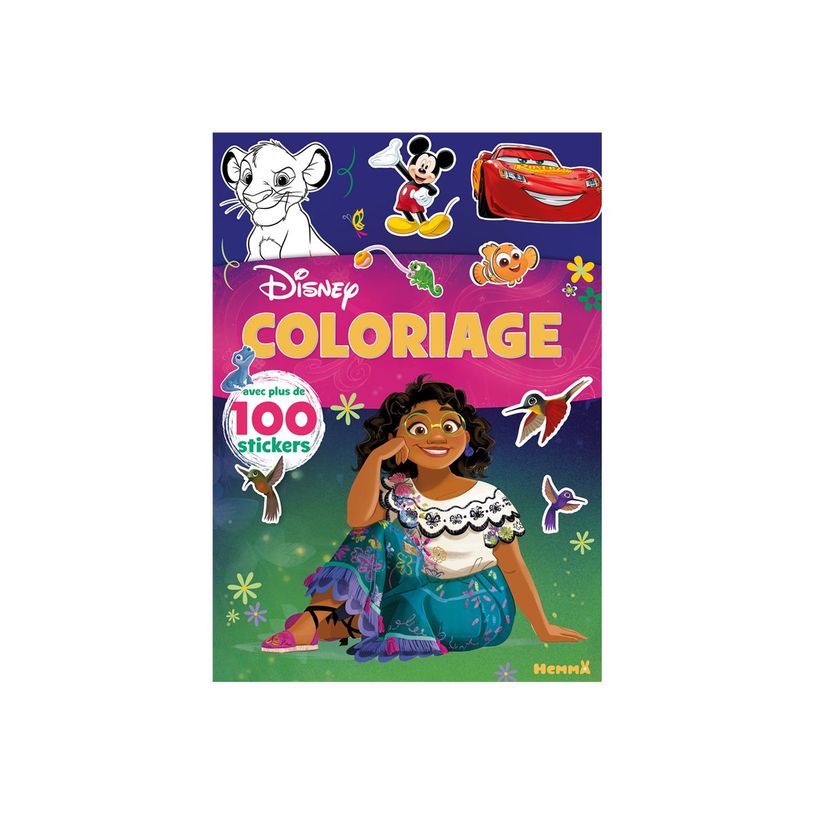 9782508056031-DISNEY - COLORIAGE AVEC PLUS DE 100 STICKERS (ENCANTO - MIRABEL)-P_405182464_2-1
