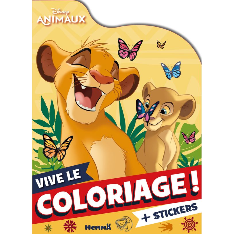 9782508056017-DISNEY ANIMAUX - VIVE LE COLORIAGE ! (SIMBA ET NALA)-P_405182477_1-0