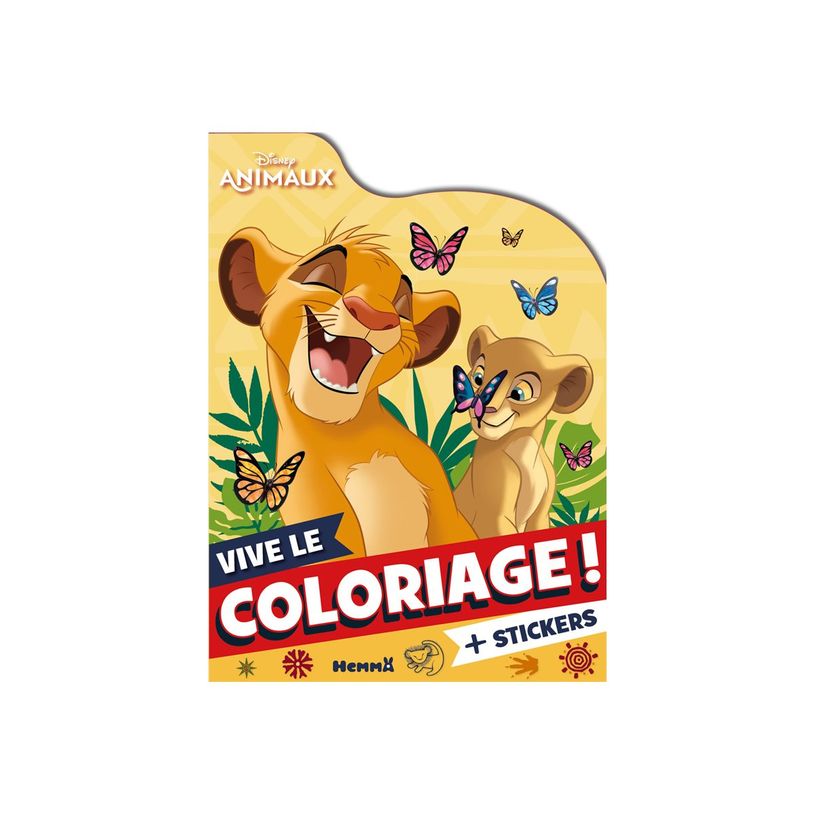 9782508056017-DISNEY ANIMAUX - VIVE LE COLORIAGE ! (SIMBA ET NALA)-P_405182477_2-1