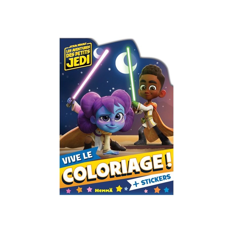 9782508056420-DISNEY STAR WARS - LES AVENTURES DES PETITS JEDI- VIVE LE COLORIAGE ! - + STICKERS-P_405182478_2-1