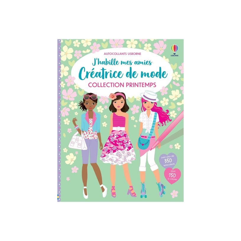9781803700007-Livre d'images et d'activités Collection Printemps - J'habille mes amies - Créatrice de -P_405182510_2-1