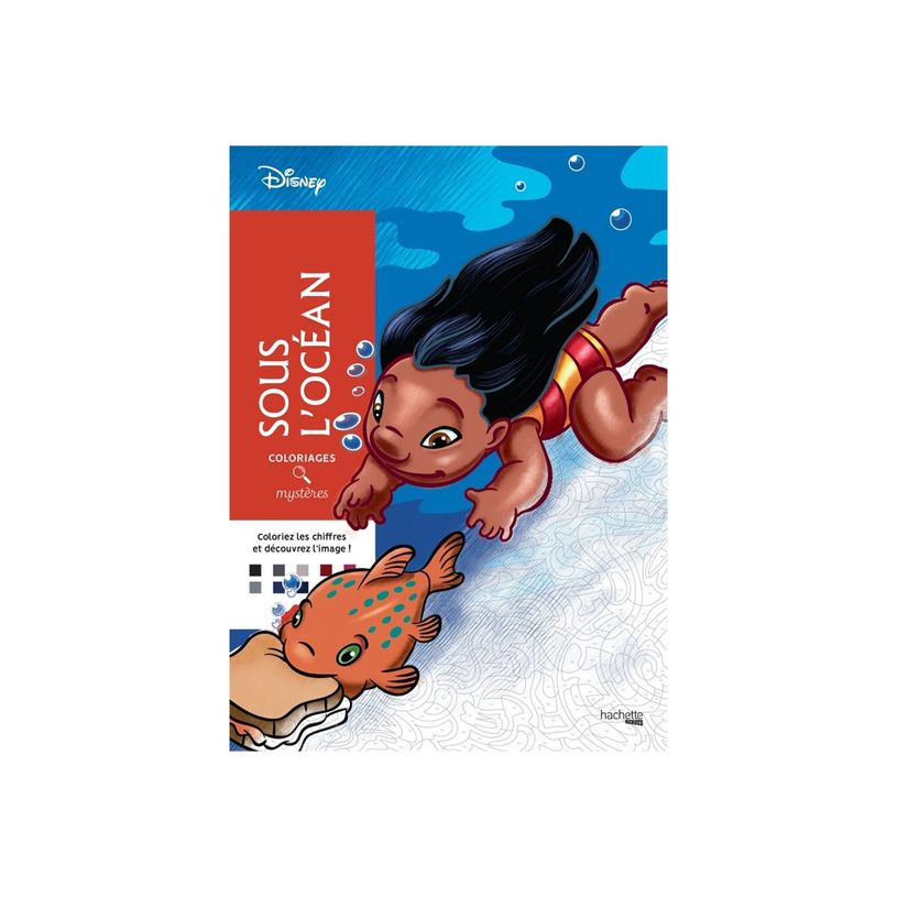 9782019461560-Sous l'océan - Coloriages mystères Disney - par Karam Alexandre - livre à colorier-P_405182717_1-0
