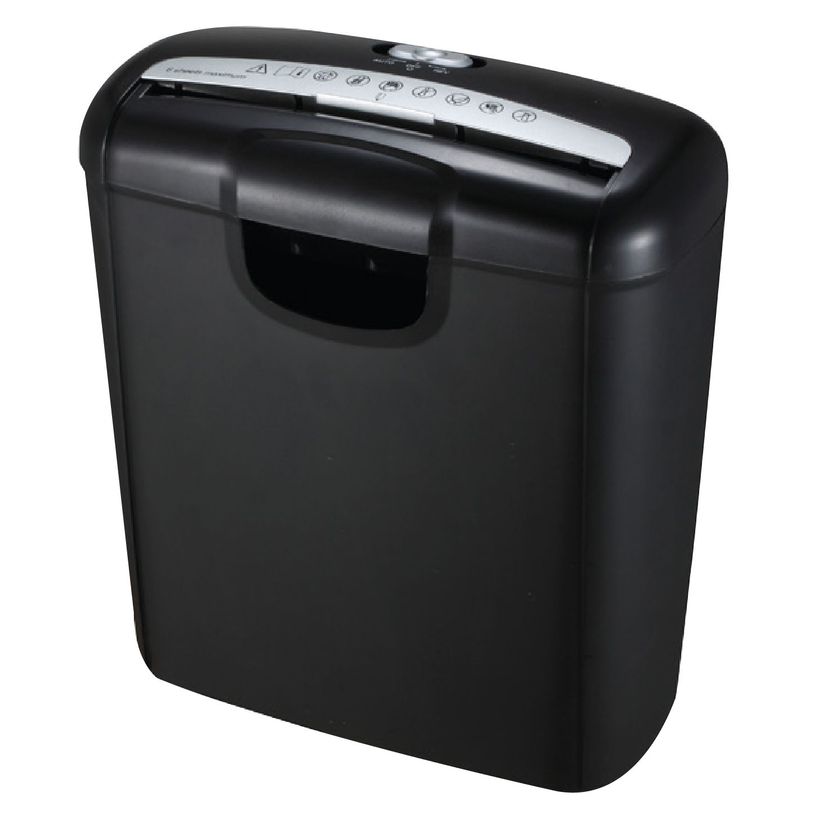 3584770316549-Les Prix Mini - destructeur de documents coupe droite - 6 feuilles - corbeille 10L-P_405182898_2-1