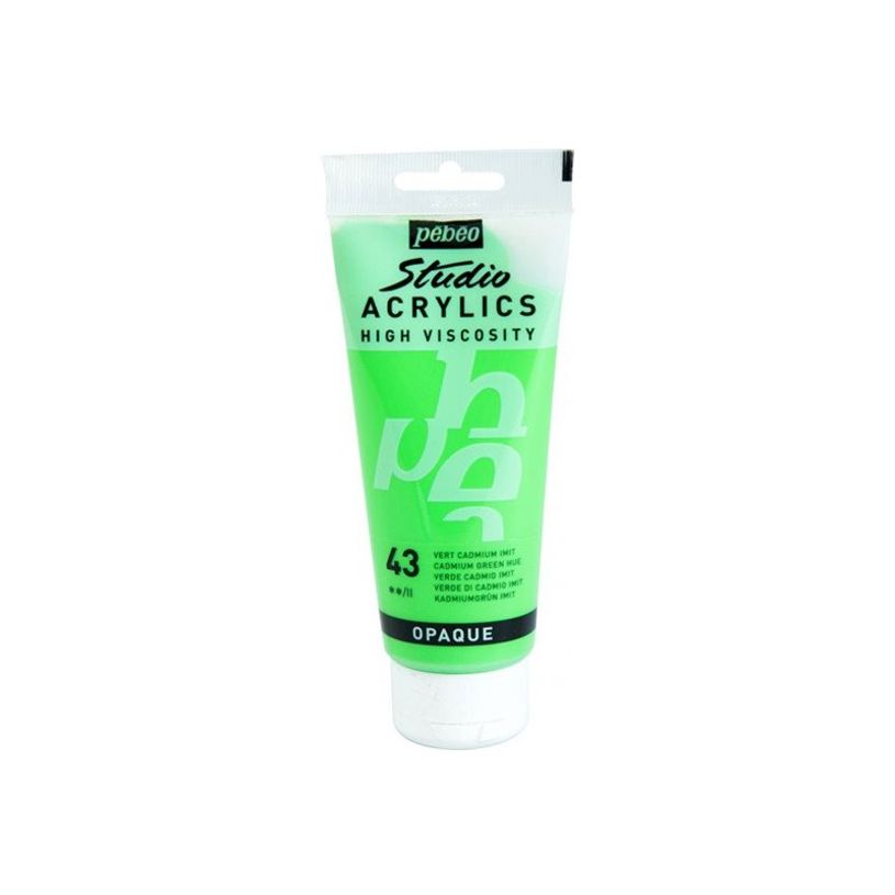 3167868310430-Pebeo Studio Acrylics - Peinture acrylique - vert cadmium - 100 ml-P_405182927_2-0