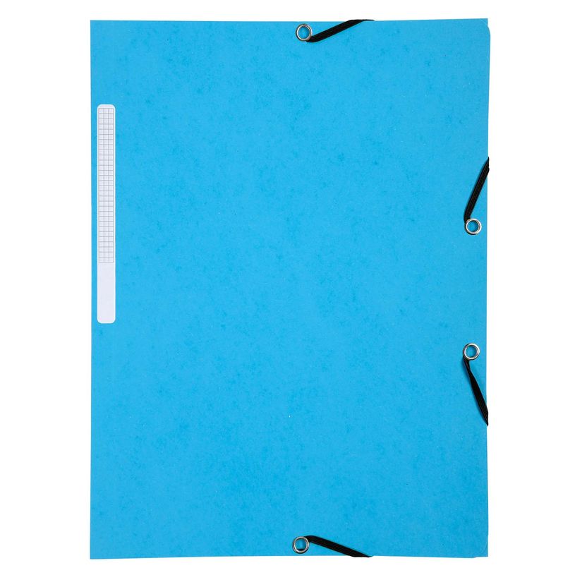 3130634558473-Exacompta - Chemise à 3 rabats en carte kraft ou différentes couleurs - A4--3
