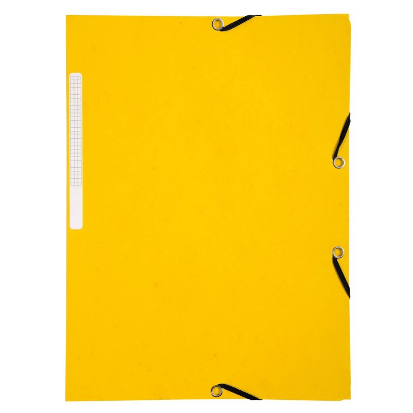 3130634558473-Exacompta - Chemise à 3 rabats en carte kraft ou différentes couleurs - A4--4