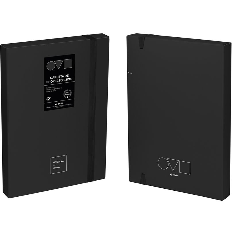 8413623130894-Grafoplas Unequal Minimal - Boîte de classement - largeur de dos : 30 mm - pour Folio - n-P_405183133_1-0