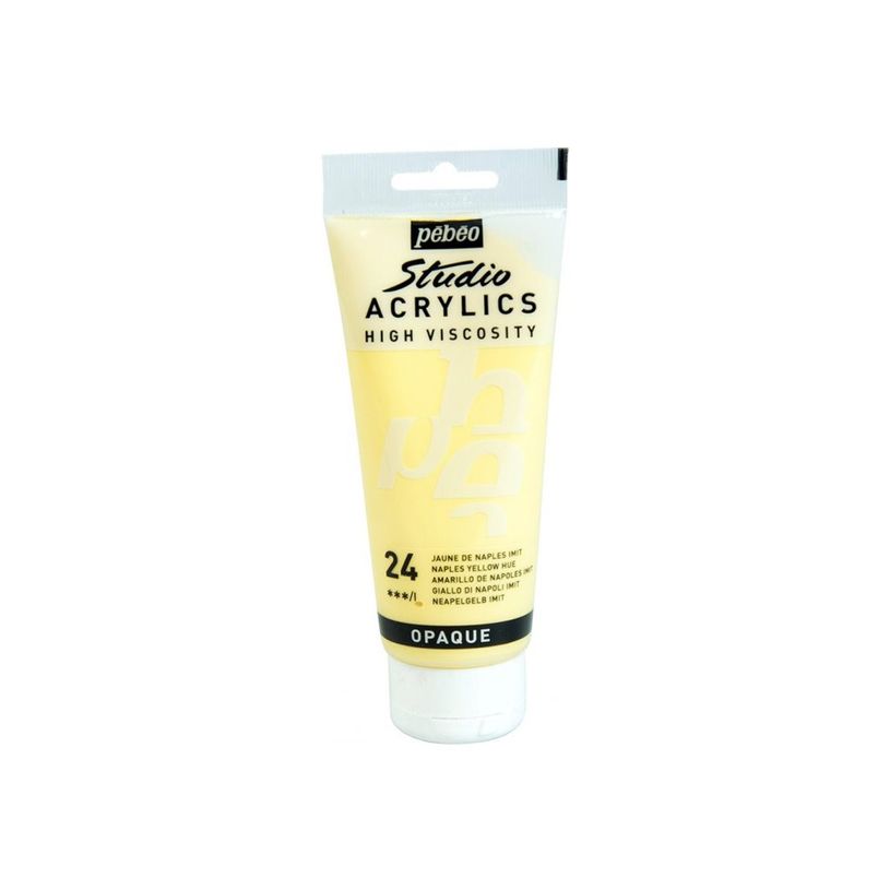 3167868310249-Pebeo Studio Acrylics - Peinture acrylique - imitation jaune naples - mat / satiné - 100 -P_405183335_1-0