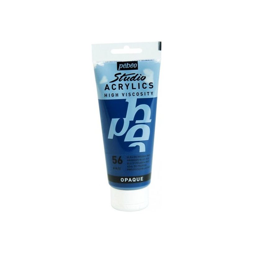 3167868310560-Pebeo Studio Acrylics - peinture - peinture acrylique - imitation prussian blue - 100 ml-P_405183339_1-0
