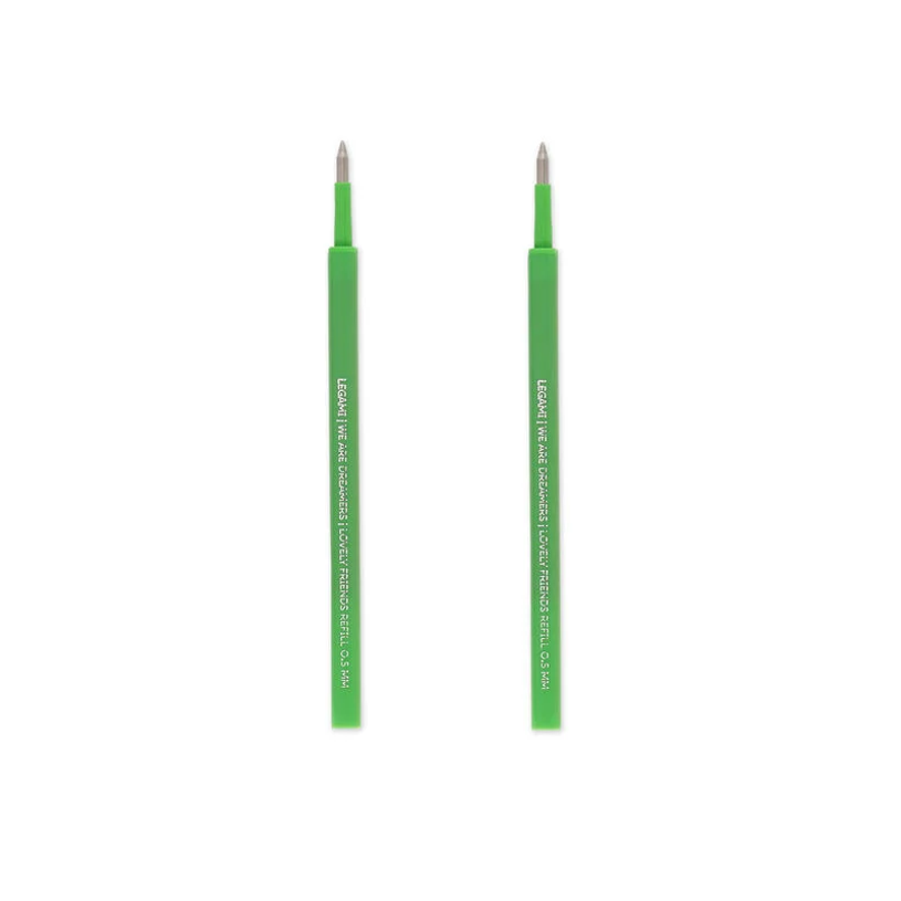 8052694009953-Legami - Recharge pour stylo à encre - vert (pack de 2)-P_405183375_1-0