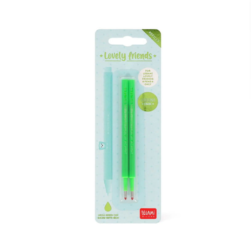 8052694008628-Legami - Recharge pour stylo à encre - vert neon (pack de 2)-P_405183377_2-1