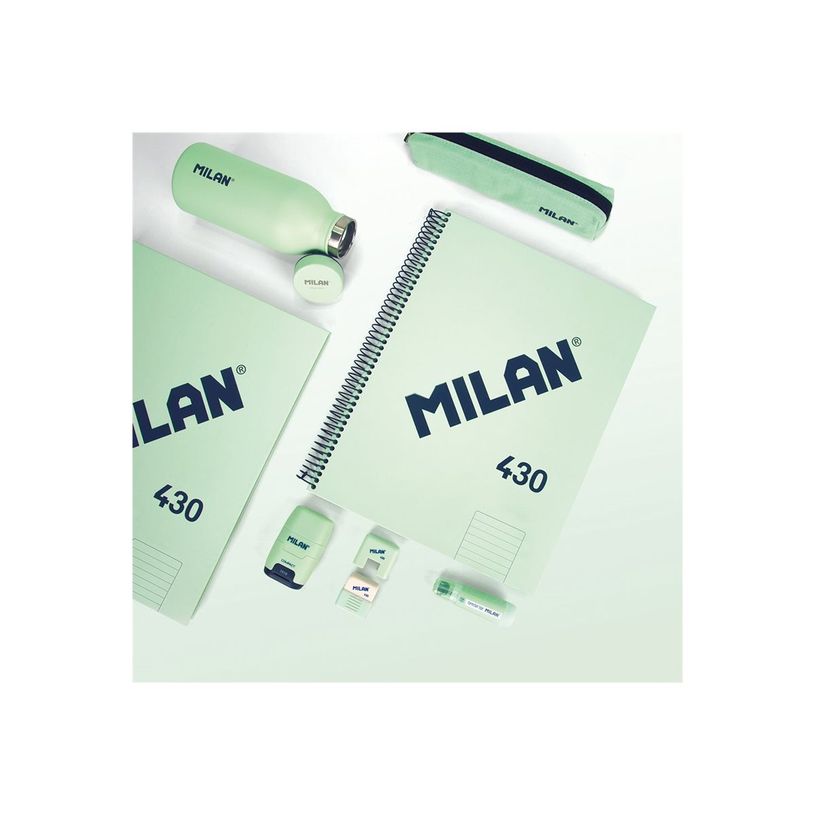 8411574104872-MILAN NOTEBOOK 1 COLOR PAPEL PAUTADO 80 HOJAS A4 SERIE 1918 VERDE-P_405183440_4-2
