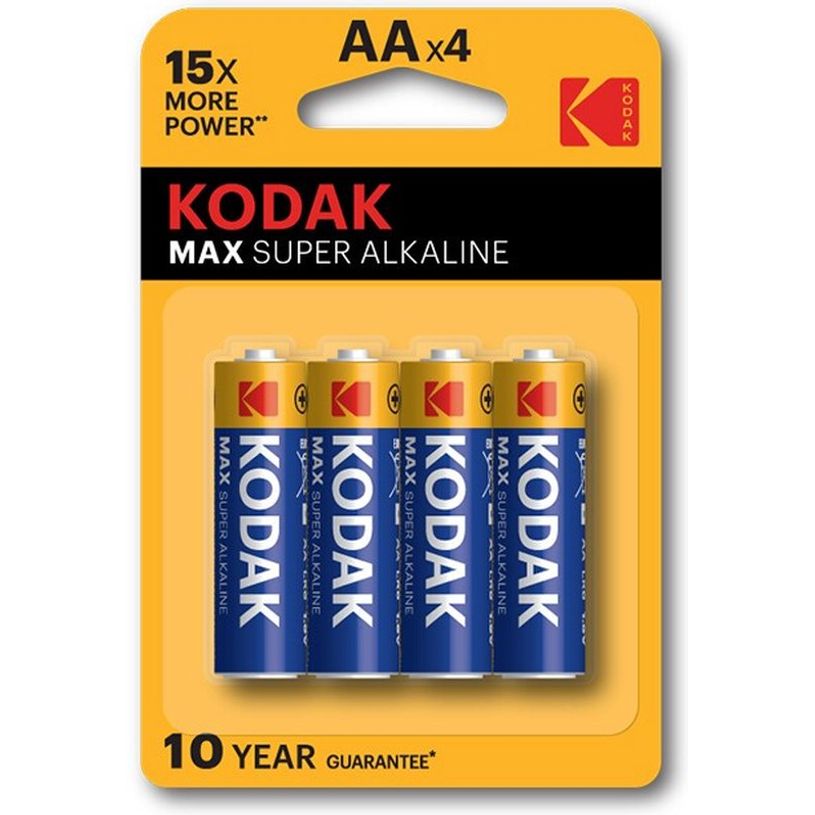 887930952865-KODAK - Piles - MAX Alcaline - AA / LR06 - pack de 4-P_405183593_1-0