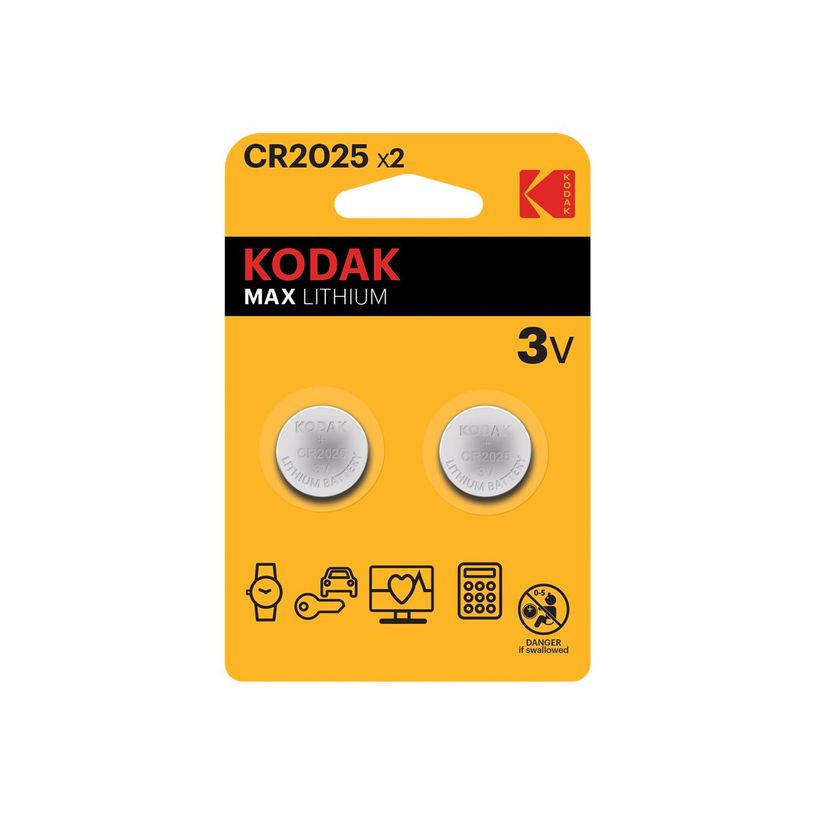 887930417678-Kodak MAX - CR2025 - Batterie 2 x CR2025 - Li/MnO2 - 140 mAh-P_405183596_1-0