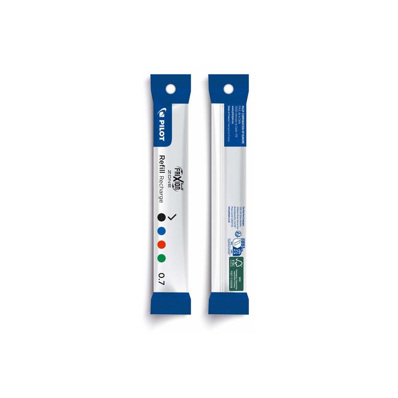 3131910437437-Pilot FriXion Ball Zone - Recharge - noir - encre pigmentée - 0.7 mm - moyen-P_405183606_5-4