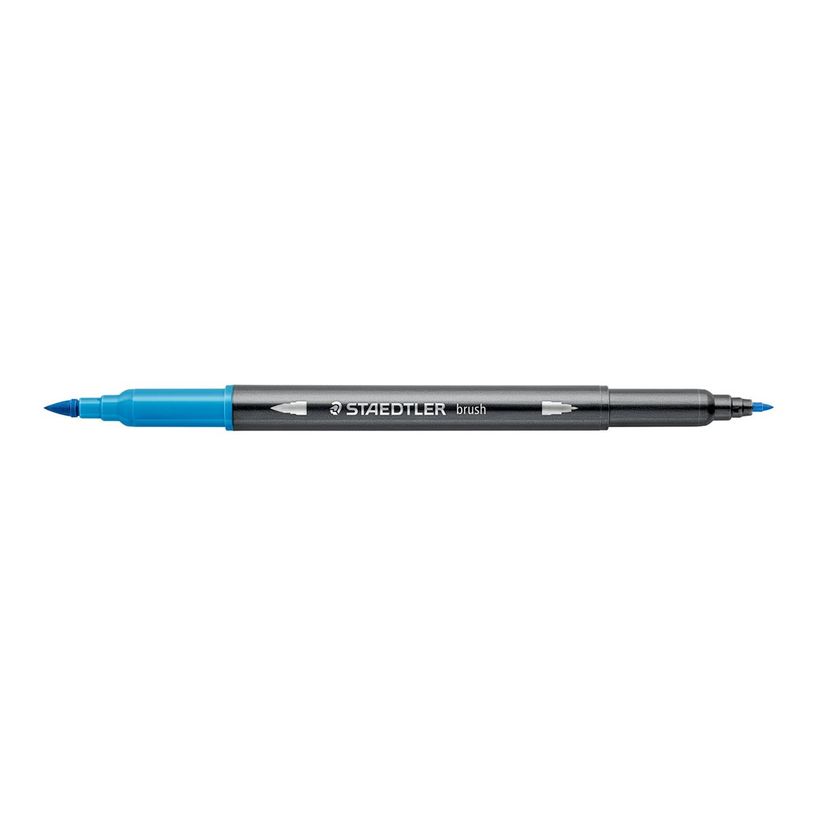 4007817107645-STAEDTLER 3001 - Stylo à pointe en fibre double pointe - aqua - 1-6 mm / 0.5-0.8 mm fin-P_405183639_1-0