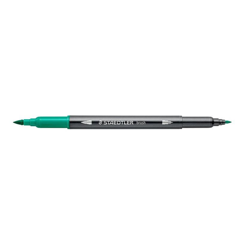 4007817108673-STAEDTLER 3001 - Stylo à pointe en fibre double pointe - vert turquoise - 1-6 mm / 0.5-0.-P_405183648_1-0