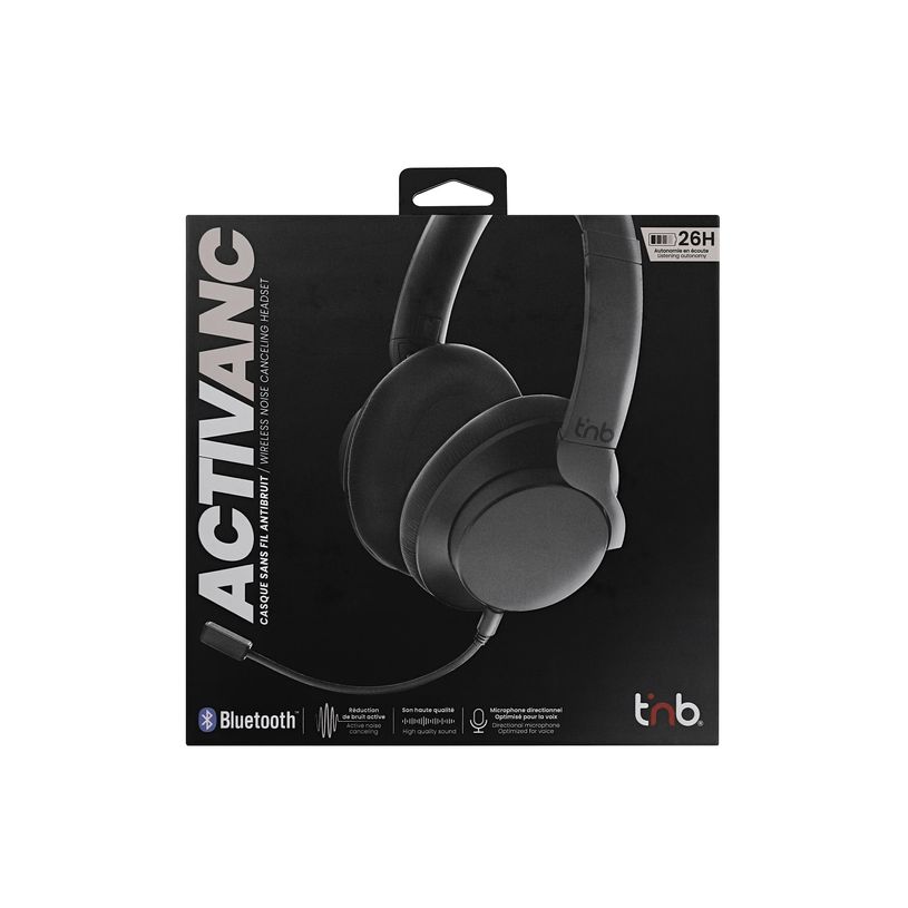 3303170116159-T'nB ACTIVANC - Micro-casque - sur-oreille - Bluetooth - sans fil - Suppresseur de bruit a-P_405183908_8-7
