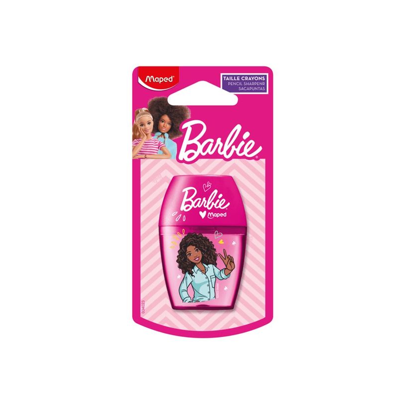 3154140340230-Maped Licence Barbie - Taille-crayons avec réserve - 1 trou (blister)-P_405183945_2-1