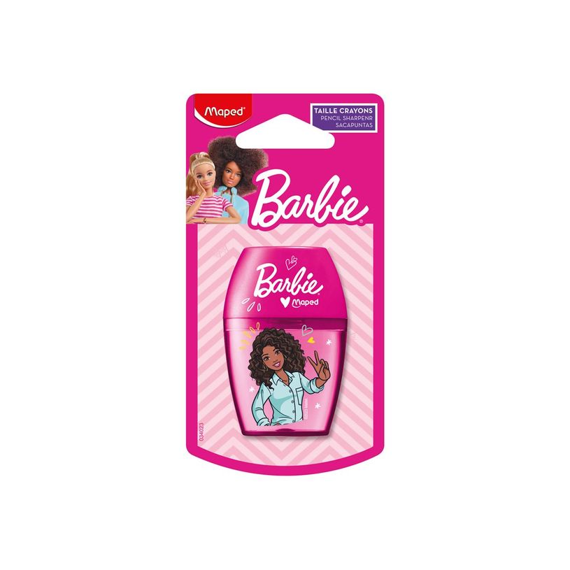 3154140340230-Maped Licence Barbie - Taille-crayons avec réserve - 1 trou (blister)-P_405183945_5-2