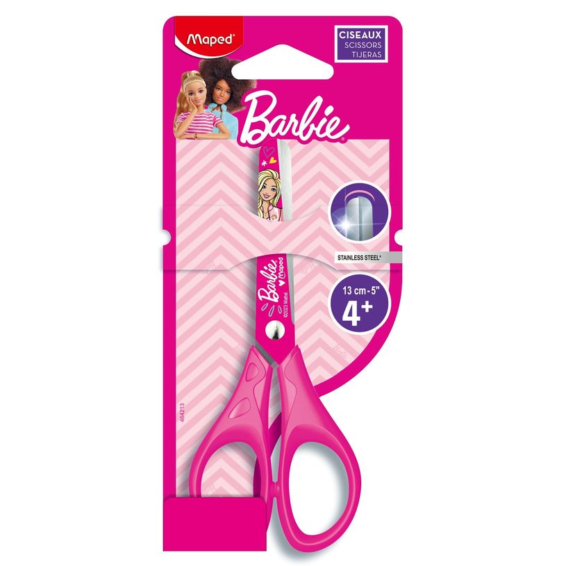 3154144642132-Maped Licence Barbie - Ciseaux 13 cm (blister)-P_405183947_1-0
